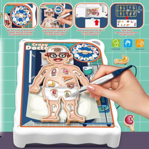 Doctorul Nebun cu Vibrații - Joc Interactiv de Îndemânare