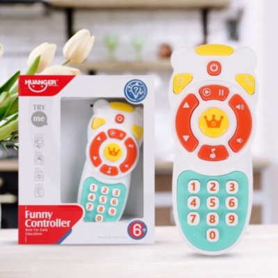 Telecomandă jucărie muzicală cu lumini pentru bebeluși | image