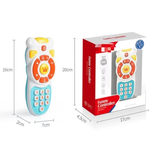 Telecomandă jucărie muzicală cu lumini pentru bebeluși