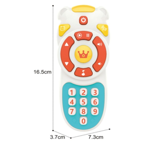 Telecomandă jucărie muzicală cu lumini pentru bebeluși