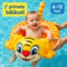 Colac gonflabil bebeluși cu scaun, model tigru