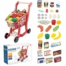 Cărucior de Cumpărături pentru Copii cu Accesorii Supermarket (roșu)