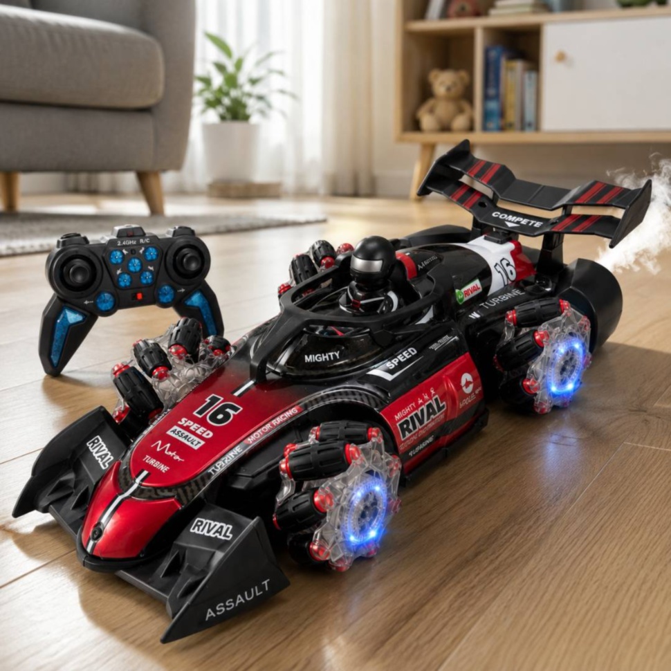 Mașinuță RC Stunt Car cu deplasare laterală, diagonală și rotații 360°