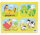 Puzzle Incastru din Lemn 4 Animale cu Pui | image