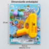 Pistol de jucărie cu acadea retractabilă și două accesorii