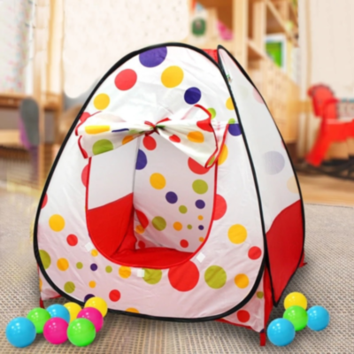 Căsuță Tip Cort Colorat pentru Copii – Spațiu de Joacă Interior și Exterior | image