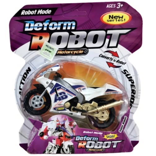 1buc. Motocicletă robot transformabilă jucărie pentru copii (culoare aleatorie)