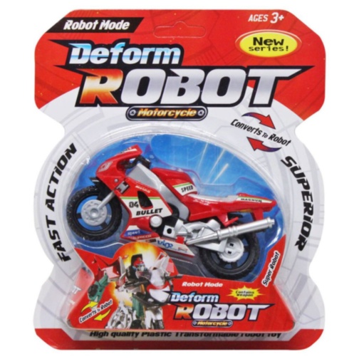 1buc. Motocicletă robot transformabilă jucărie pentru copii (culoare aleatorie)
