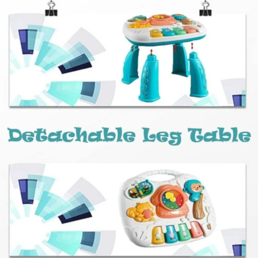 Măsuță Interactivă Muzicală pentru Bebeluși (culoare aleatorie)