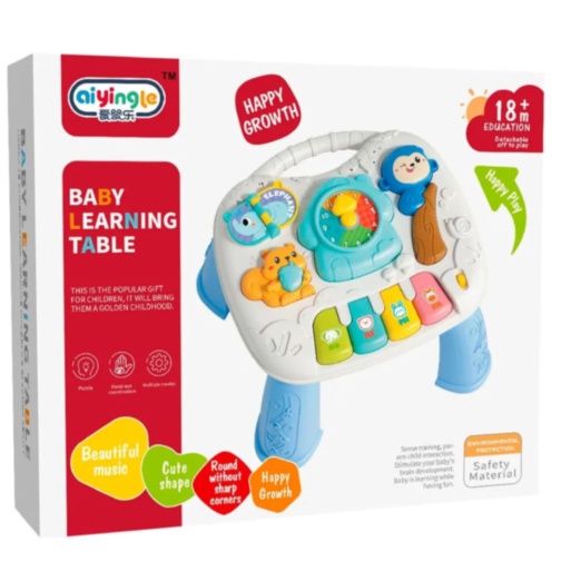 Măsuță Interactivă Muzicală pentru Bebeluși (culoare aleatorie)