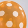 Set de 25 de baloane colorate cu buline albe