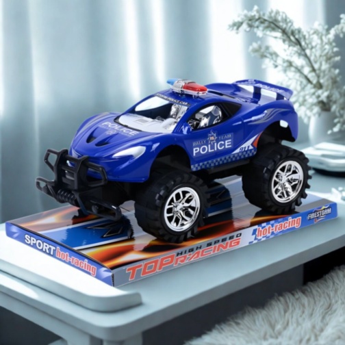 Mașină de poliție monster truck pentru copii (culoare aleatorie) 