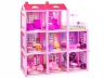 Mega Casa Barbie cu 3 Niveluri, 156 piese