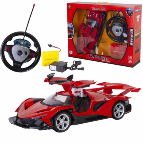 Mașina de Curse Teleghidată cu Baterii Reîncărcabile, 35cm