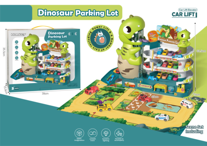 Parcare Supraetajată cu Lift Electric și 6 Mașinuțe