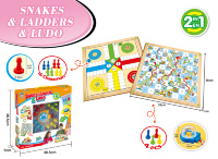 Snakes & Ladders și Ludo pentru Toată Familia - Set de Jocuri 2 în 1