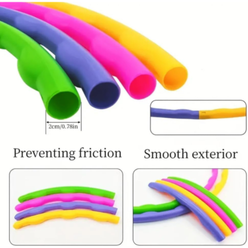 Hula Hoop Asamblabil - 8 Piese Colorate, Diametru 83 cm, Distracție și Exercițiu pentru Copii