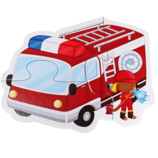 Puzzle Montessori Vehicule de Salvare 6 în 1