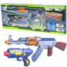 Mitralieră și Pistol cu 6 Proiectile cu Ventuze și Bile din Gelatină