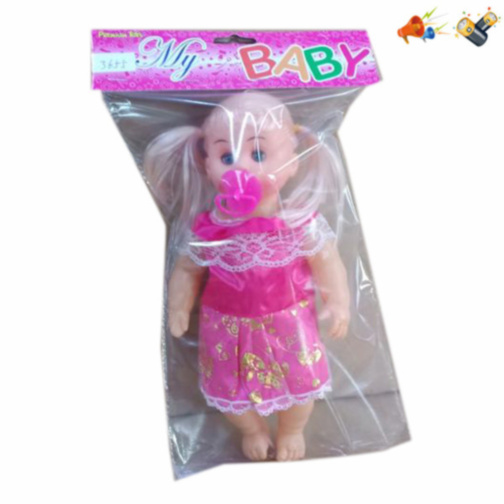 Păpușă Plângăcioasă cu Suzetă, 34cm