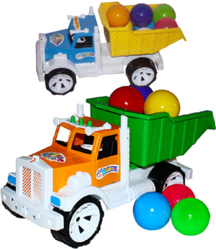 Camion Încărcat cu Bile Colorate, 43cm 