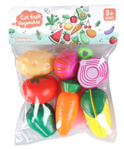 Set 6 Legume de Feliat cu Cuțit și Tocător 