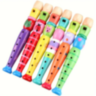Fluier din Lemn pentru Copii – Design Colorat (culoare aleatorie)