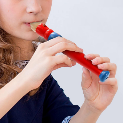 Fluier din Lemn pentru Copii – Design Colorat (culoare aleatorie) | image