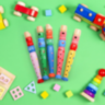 Fluier din Lemn pentru Copii – Design Colorat (culoare aleatorie)