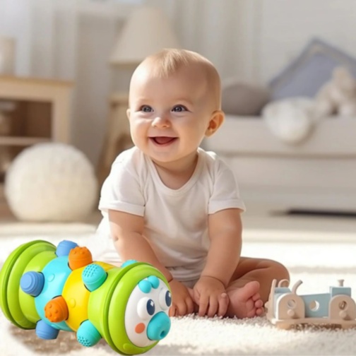 Omidă Senzorială Rulantă pentru Bebeluși