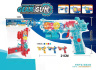 Pistol Transparent Tiessa, cu Lumini, Sunete și Vibrații