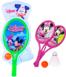 Set 2 Rachete Badminton, 1 minge, 1 fluturaș