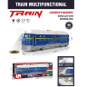 Locomotivă Interactivă cu Proiecție și Sunete – Design Realist pentru Copii