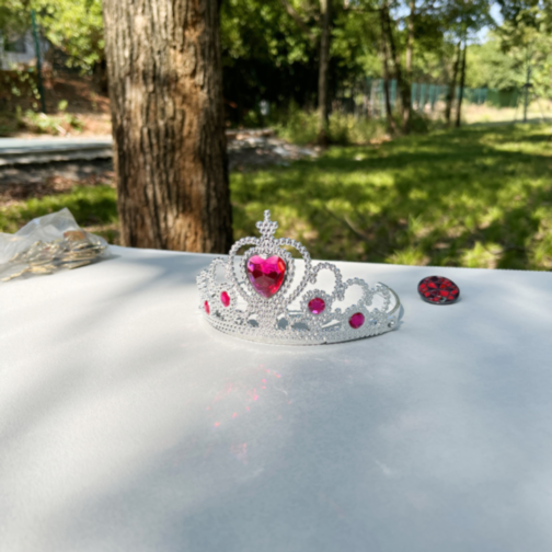 Coroniță de Prințesă cu Pietre Strălucitoare (culoare aleatorie)