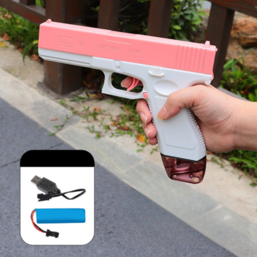 Pistol Electric cu Apă Reîncărcabil (culoare aleatorie) 