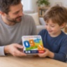 Puzzle educativ din lemn cu cifre și animale