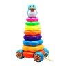Piramida Multicoloră cu Ață de Tras, 32cm