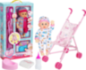 Bebelușul la Oliță Interactiv, cu 12 Sunete Realiste, Сărucior, Pampers, Oliță și Suzetă
