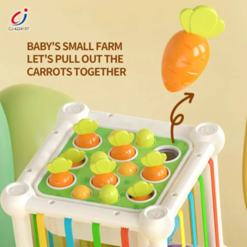 Cub multifuncțional educativ - Jocuri senzoriale și logice