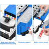 Tir Transportator cu Piste și Mașinuțe Metalice – Set Interactiv 2-în-1