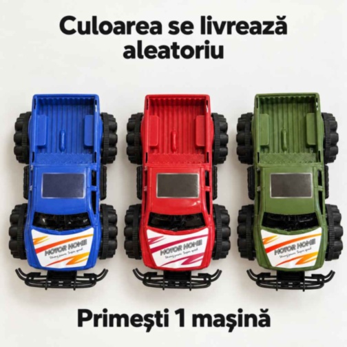 Mașină pickup off-road cu roți mari, 26 cm