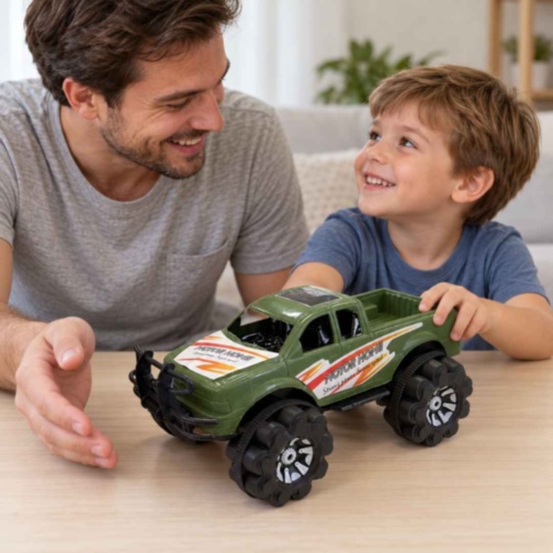 Mașină pickup off-road cu roți mari, 26 cm