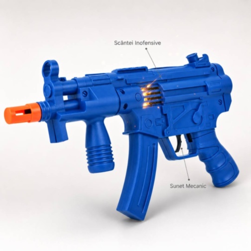 Pistol de Jucărie cu Sunet și Scântei pentru Copii (culoare aleatorie)