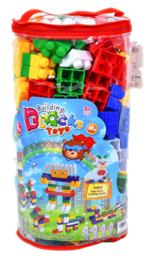 Set de Construcție din 180 Blocuri Colorate 