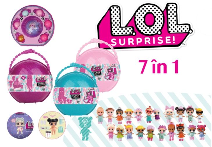 Mega Set LOL Surprise Păpuși și Accesorii Fashion în Valiză