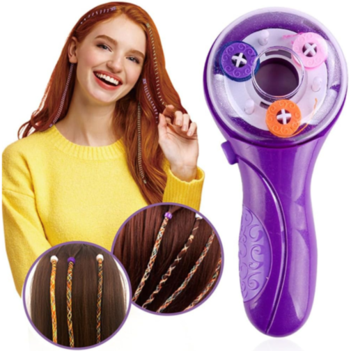 Aparat Electric de Împletit Păr Braided Fashion – Set Accesorii Coafură pentru Fetițe