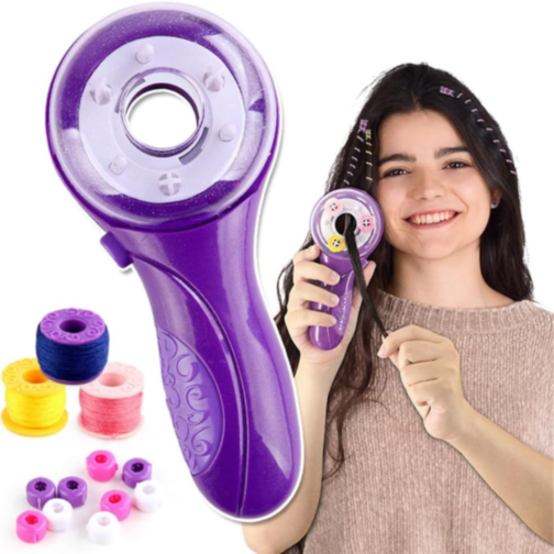 Aparat Electric de Împletit Păr Braided Fashion – Set Accesorii Coafură pentru Fetițe