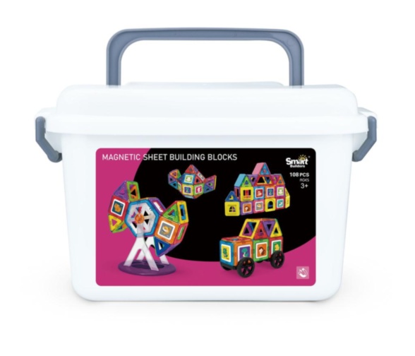 Set Constructor Magnetic Mare 108 piese