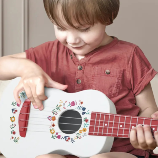Chitară Muzicală pentru Copii cu Design Floral – Ideală pentru Începători