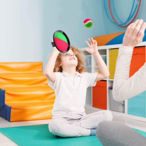 Set Joc de Prindere cu 2 Discuri Velcro și Minge Colorată – Distracție în Aer Liber